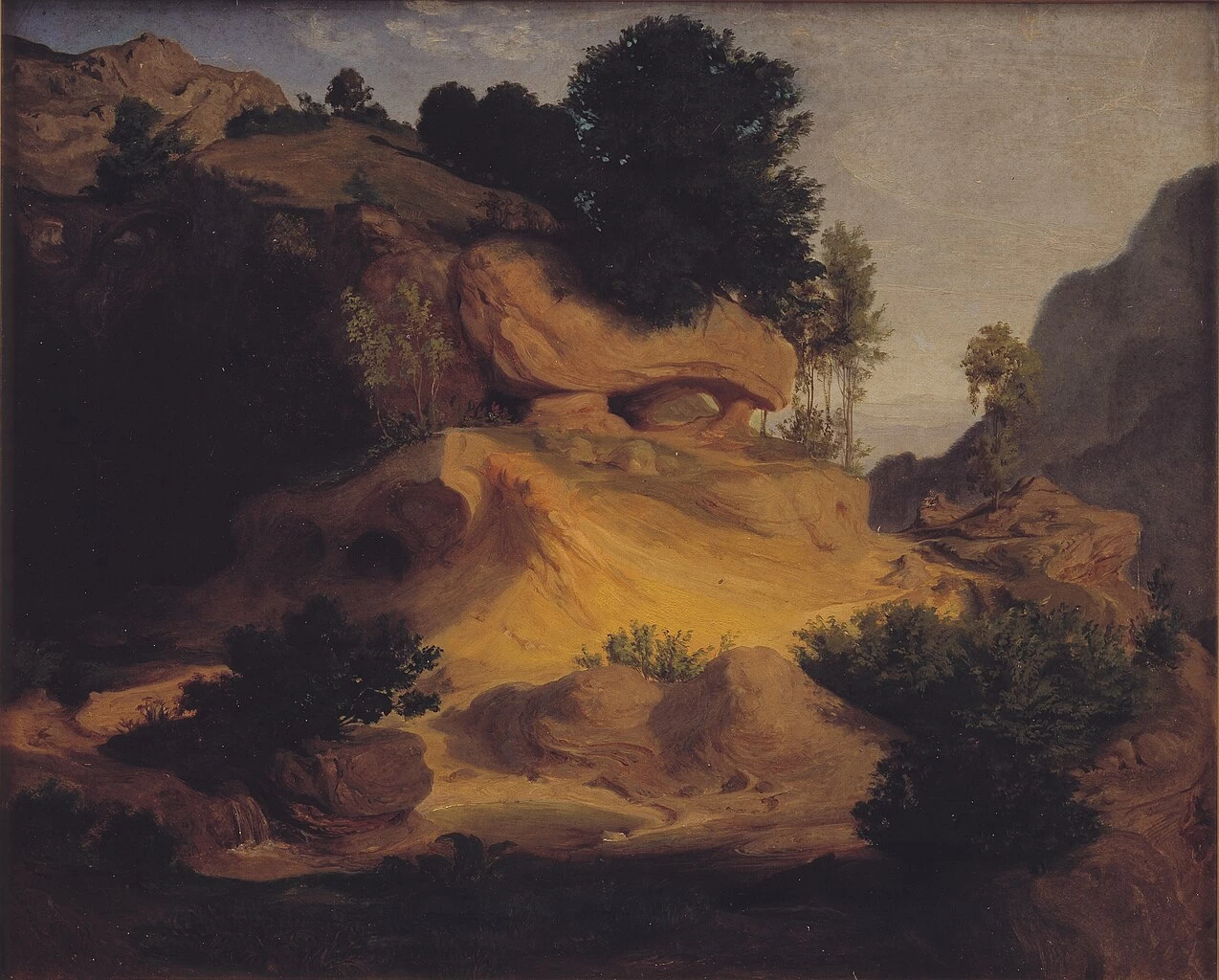 Paesaggio nei pressi di Subiaco, Italia - Statens Museum for Kunst